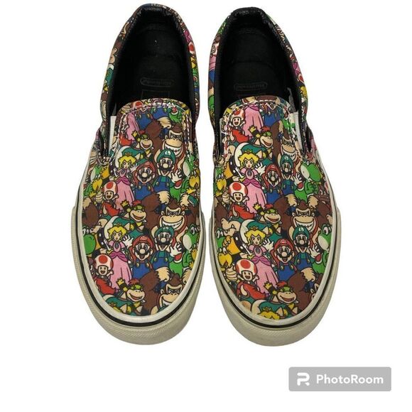 Vans x Nintendo Classic Slip-On Super Mario Bros Size 8W 6.5M - Picture 1 of 8